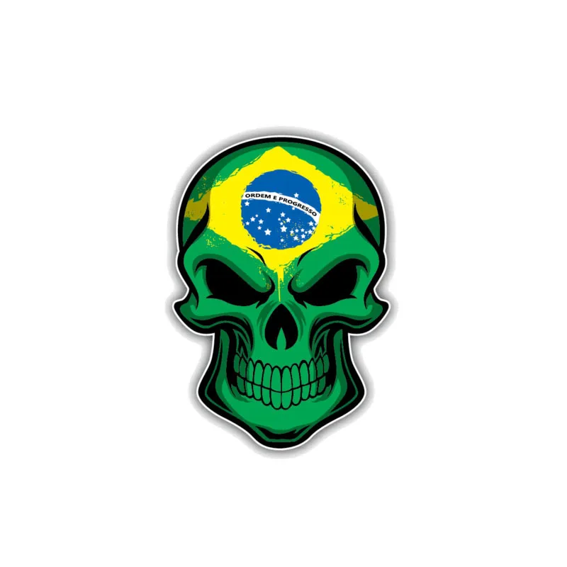 Car Accessories Nz - Creatieve Reflecterende Auto Sticker Brazilië Vlag