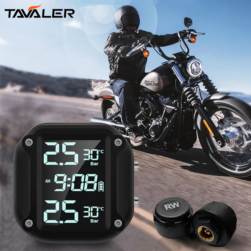 Tire Pressure Monitor - TAVALER M5 motorfiets bandenspanningsmonitor elektrisch voertuig