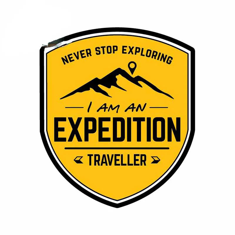 Car Accessories Nz - 13 cm Expeditie Reisautosticker Stop nooit