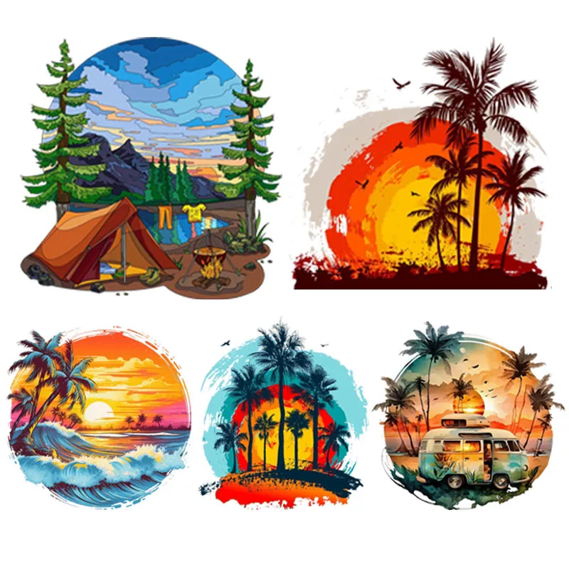 Car Accessories Nz - Autostickers COutdoor Camping Zonsopgang Zonsondergang Landschap