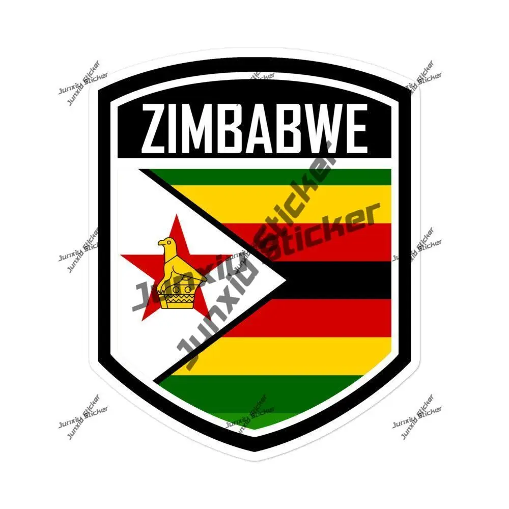 Car Accessories Zimbabwe - Zimbabwe sticker Zimbabwe vlag embleem stickers
