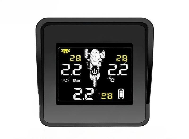 Op zonne-energie werkende, omg - Tire Pressure Monitor recensie en prijs