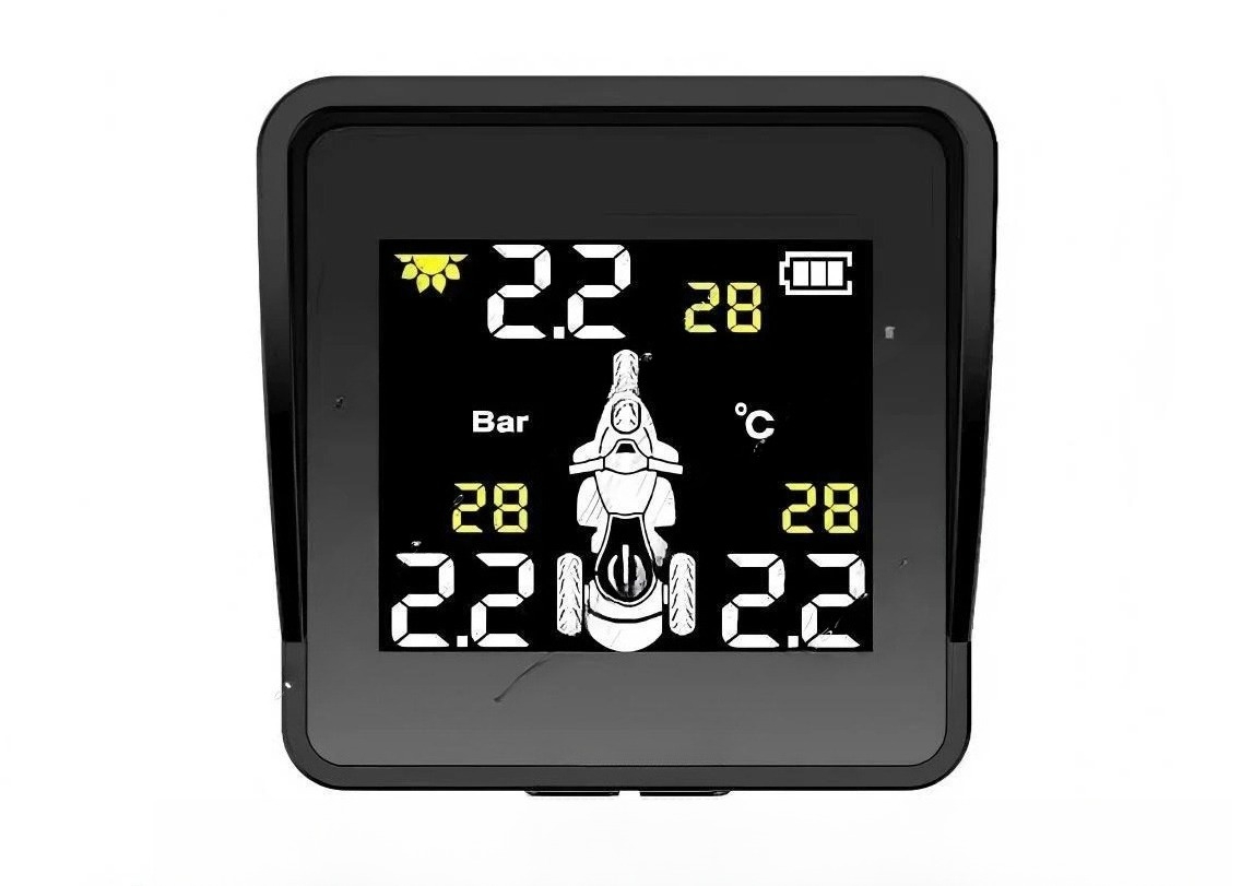 Op zonne-energie werkende, omg - Tire Pressure Monitor recensie en prijs