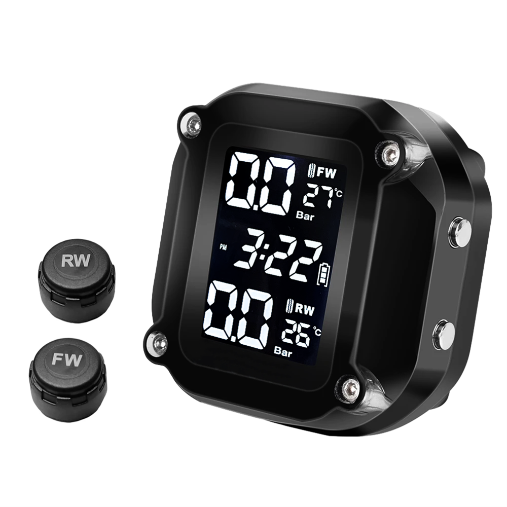 Motorfiets TPMS Bandenspanning - Tire Pressure Monitor recensie en prijs