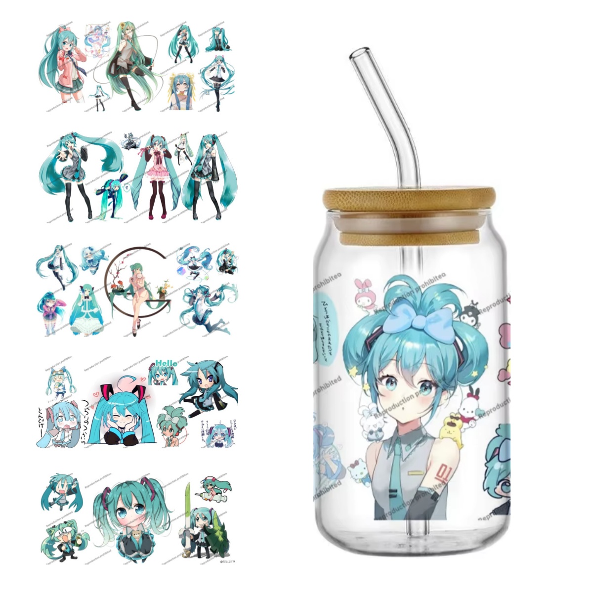 Hatsune Miku UV DTF Cup Wrap 1 - Car Accessories Ebay recensie en prijs